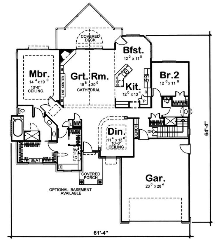 House Plan House Plan #11223 Drawing 1