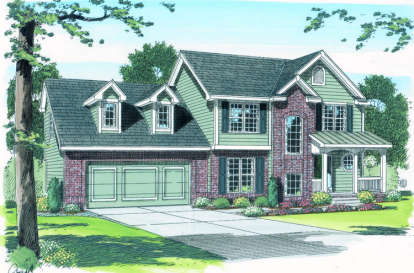Country House Plan #963-00035 Elevation Photo