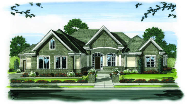House Plan House Plan #11226 Front Elevation