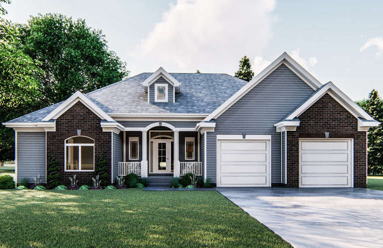House Plan House Plan #11227 Front Elevation 