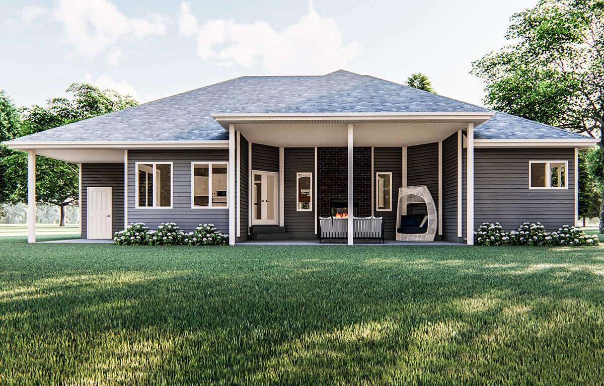 Traditional Plan: 1,800 Square Feet, 3 Bedrooms, 2.5 Bathrooms - 963-00037