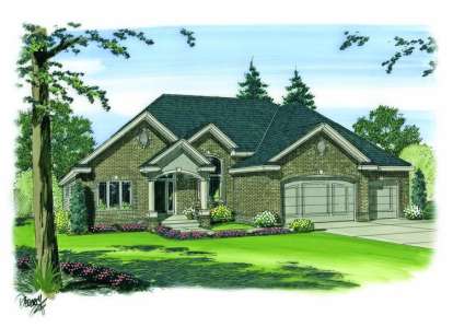 Traditional House Plan #963-00038 Elevation Photo