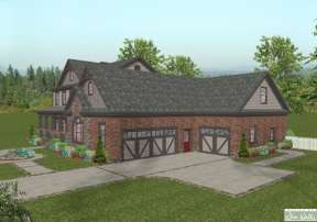 Craftsman House Plan #036-00129 Elevation Photo