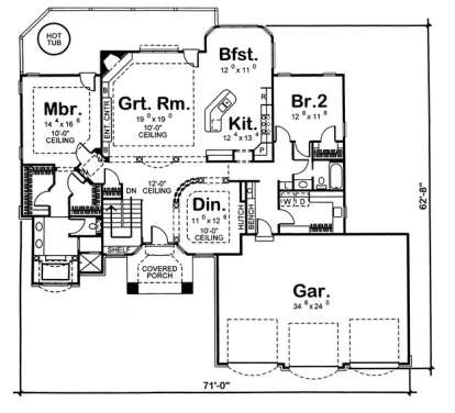 Main Floor for House Plan #963-00042