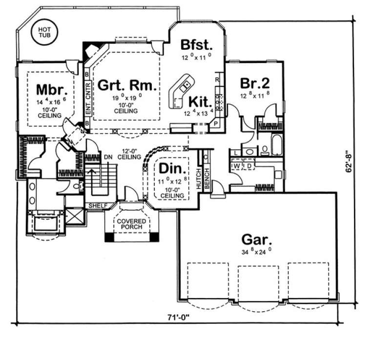 House Plan House Plan #11232 Drawing 1