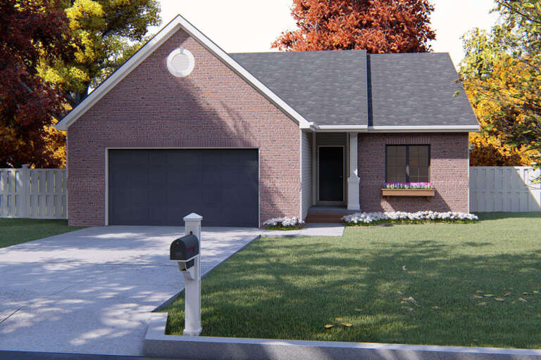 House Plan House Plan #11235 Front Elevation 