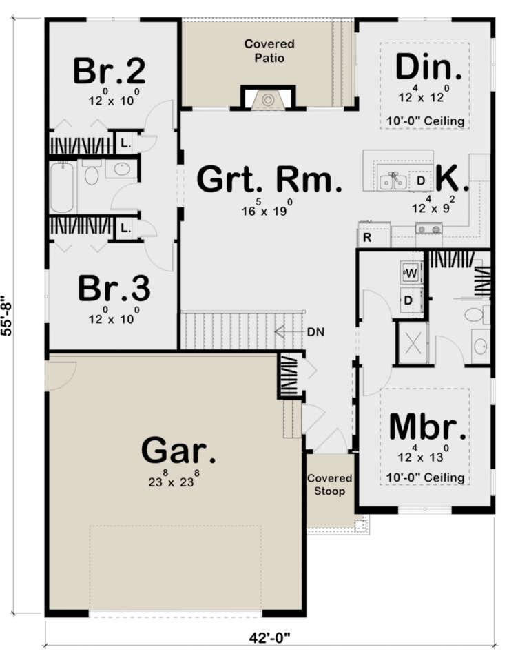 House Plan House Plan #11235 Drawing 1