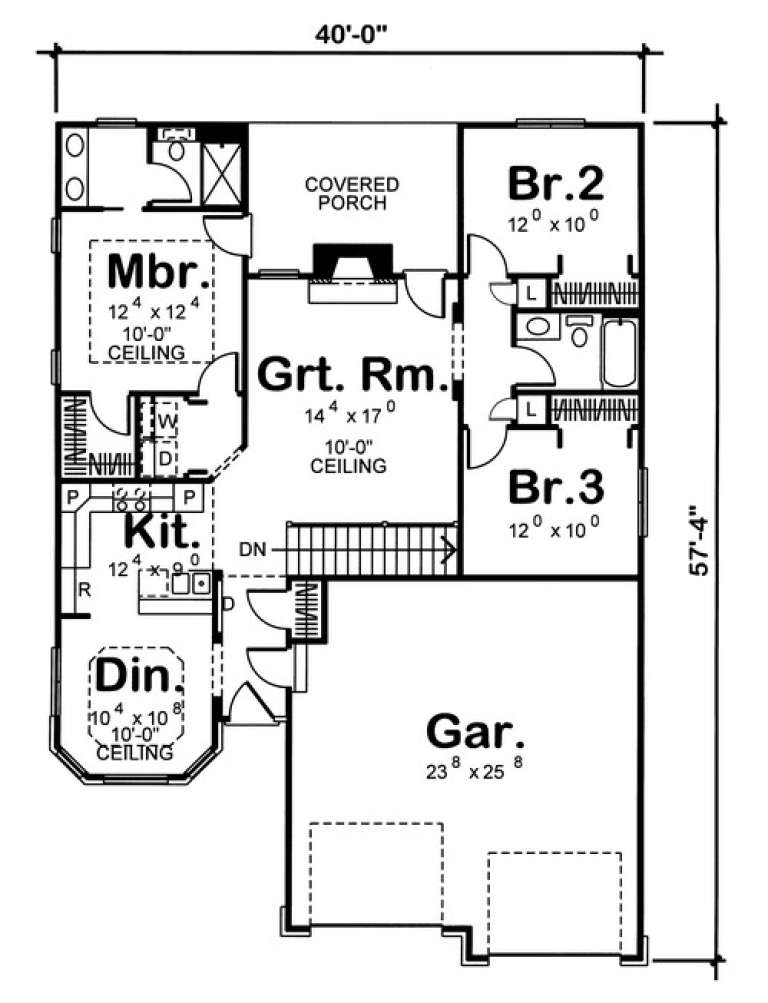 House Plan House Plan #11236 Drawing 1