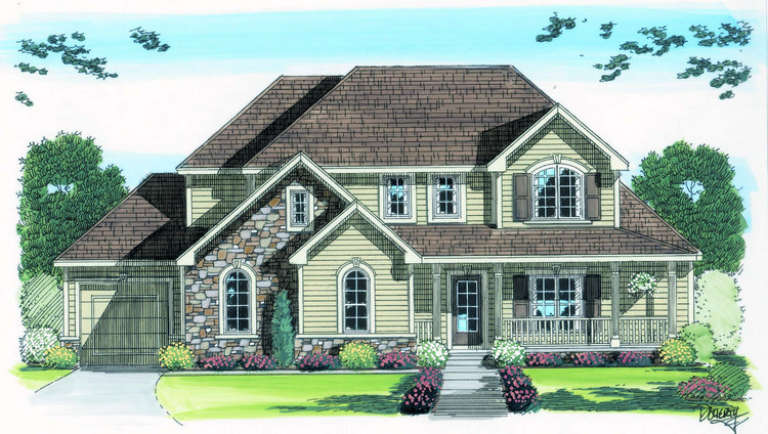 Traditional House Plan #963-00047 Elevation Photo