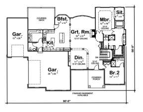 Main Floor for House Plan #963-00049