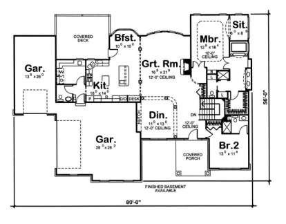 Main Floor for House Plan #963-00049