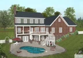 Craftsman House Plan #036-00130 Elevation Photo
