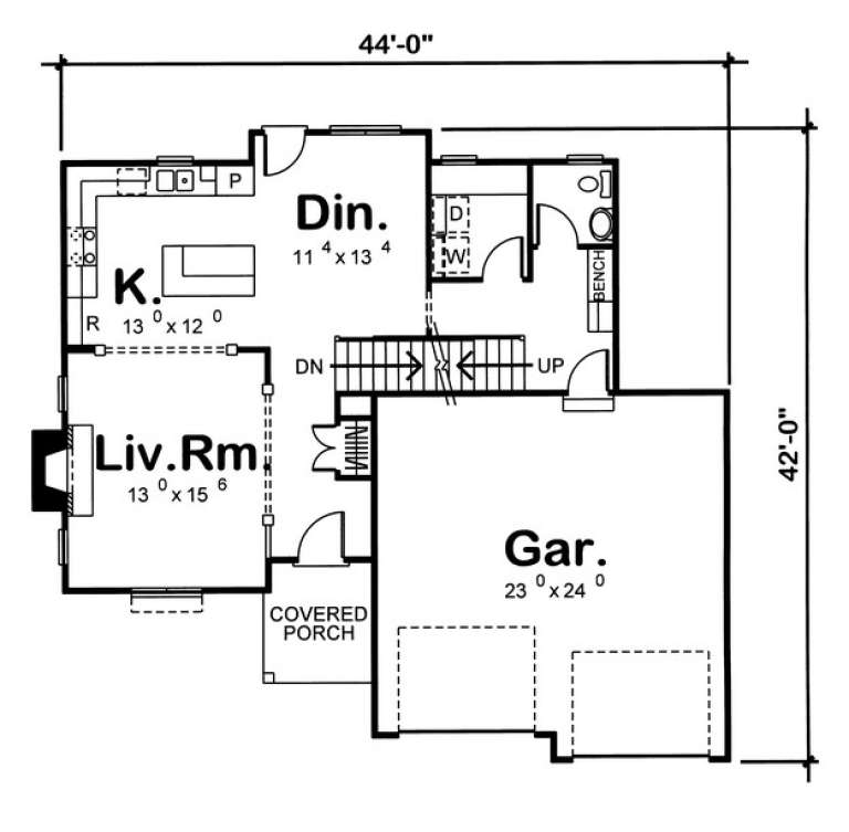 House Plan House Plan #11241 Drawing 1