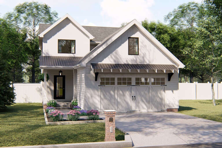 House Plan House Plan #11242 Front Elevation 