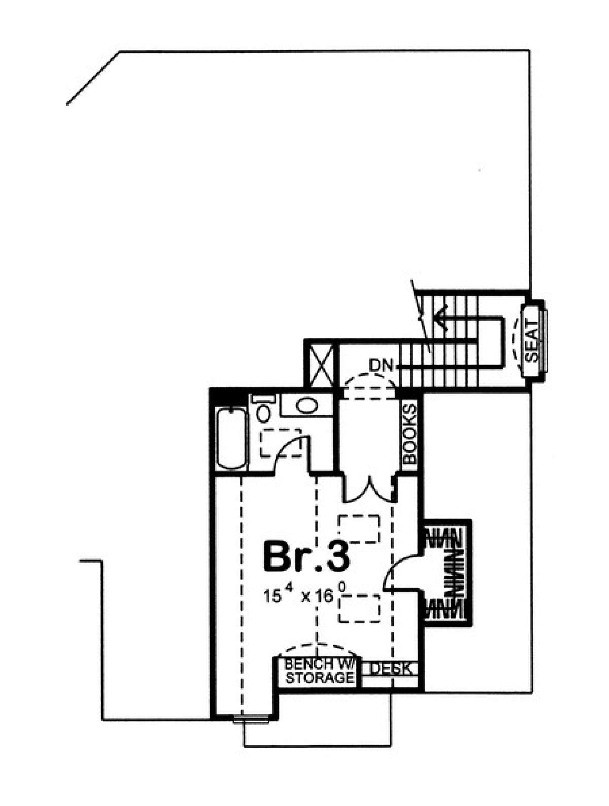 Floorplan 2 for House Plan #963-00054
