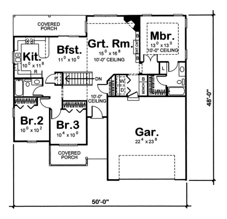 House Plan House Plan #11246 Drawing 1