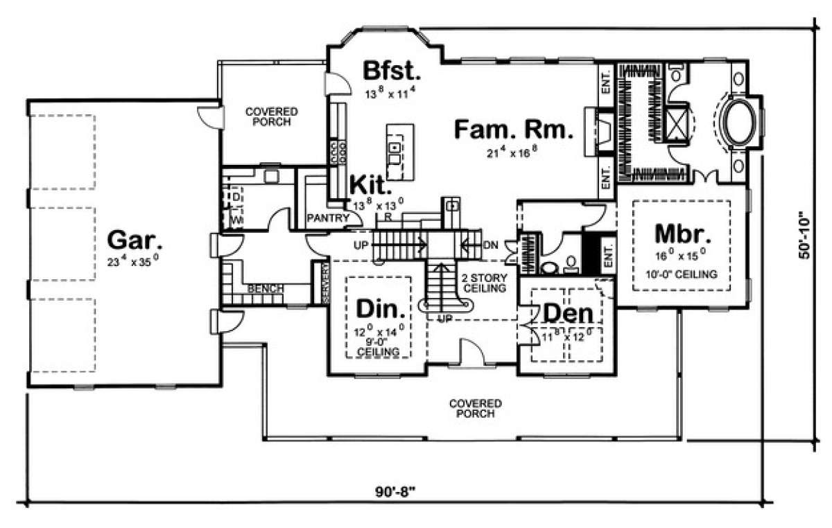 Main Floor for House Plan #963-00057