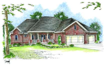 Traditional House Plan #963-00060 Elevation Photo