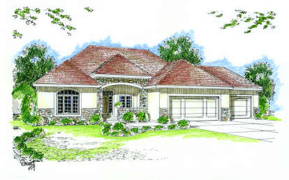 Contemporary House Plan #963-00062 Elevation Photo