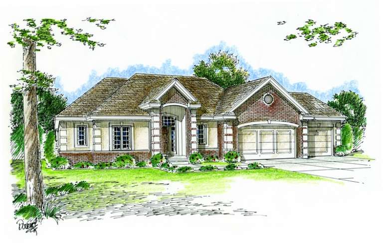 House Plan House Plan #11253 Front Elevation