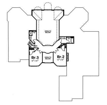 Floorplan 2 for House Plan #963-00064