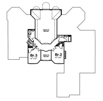 Floorplan 2 for House Plan #963-00064