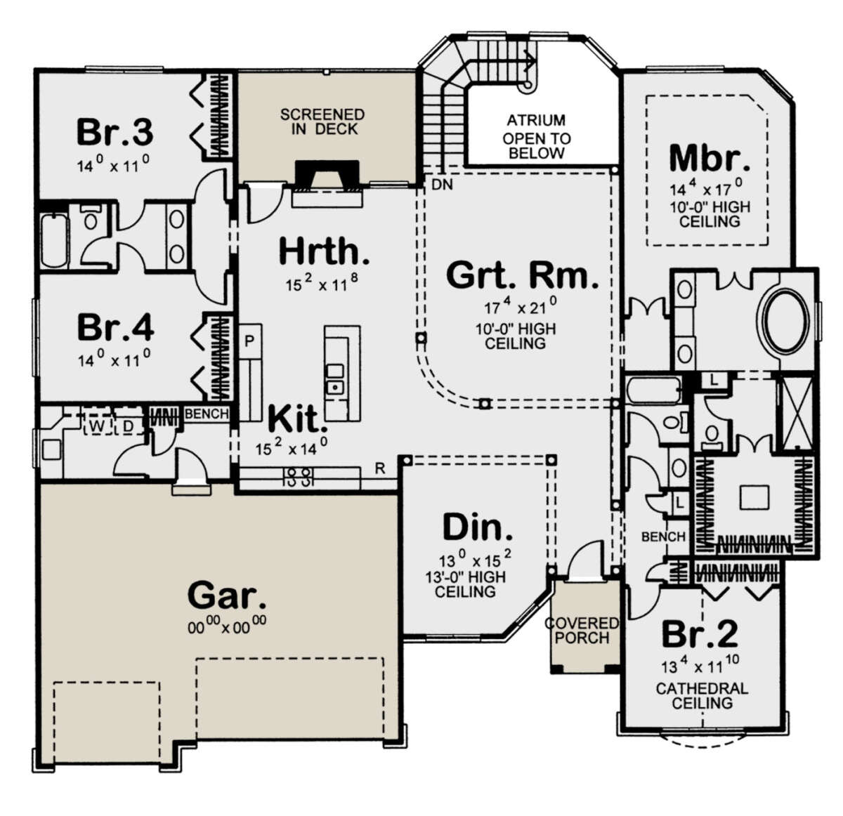 Main Floor for House Plan #963-00068