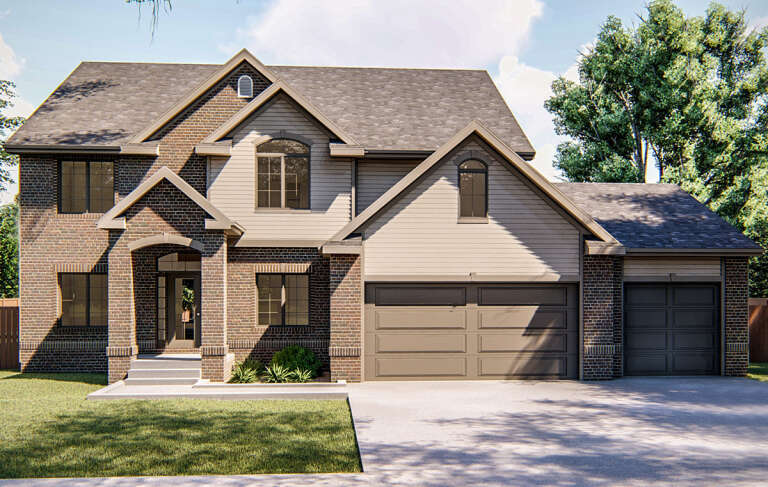 House Plan House Plan #11259 Front Elevation 