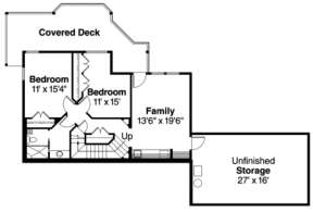 Floorplan 2 for House Plan #035-00339