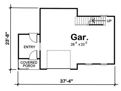 Floorplan 1 for House Plan #963-00072