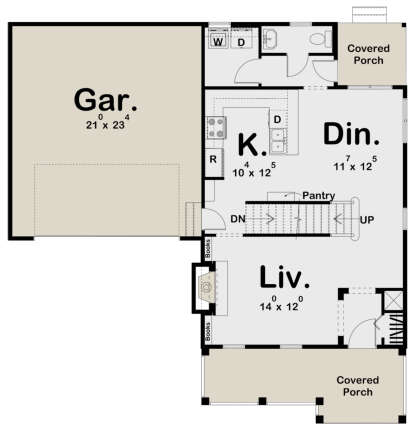 Main Floor for House Plan #963-00076