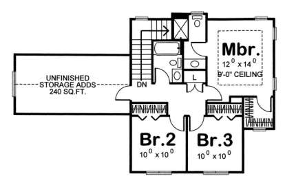Floorplan 2 for House Plan #963-00077