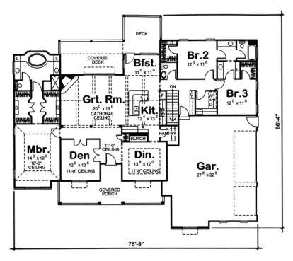 Main Floor  for House Plan #963-00078