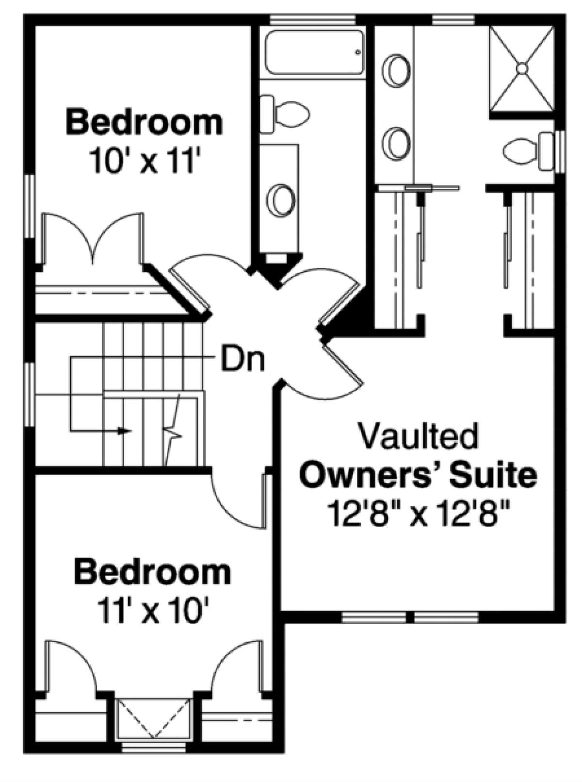 Floorplan 2 for House Plan #035-00340