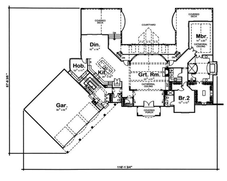 House Plan House Plan #11271 Drawing 1