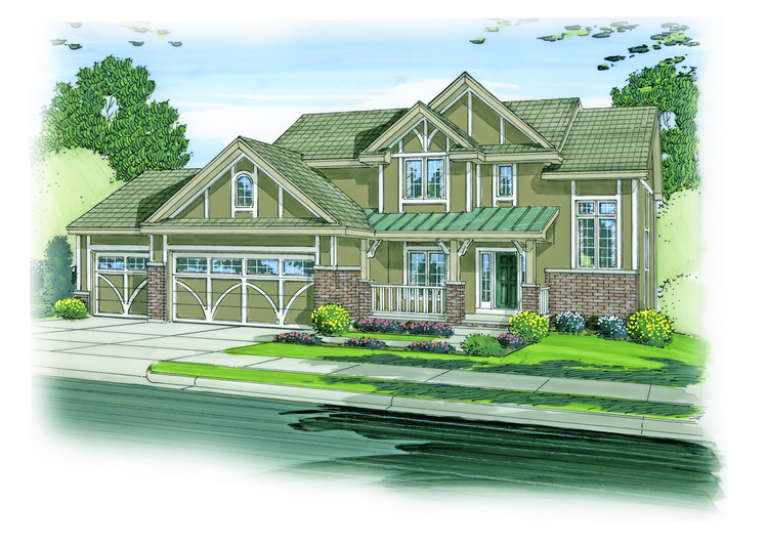 House Plan House Plan #11273 Front Elevation