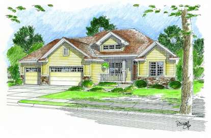 Traditional House Plan #963-00085 Elevation Photo