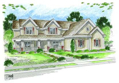 Farmhouse House Plan #963-00086 Elevation Photo