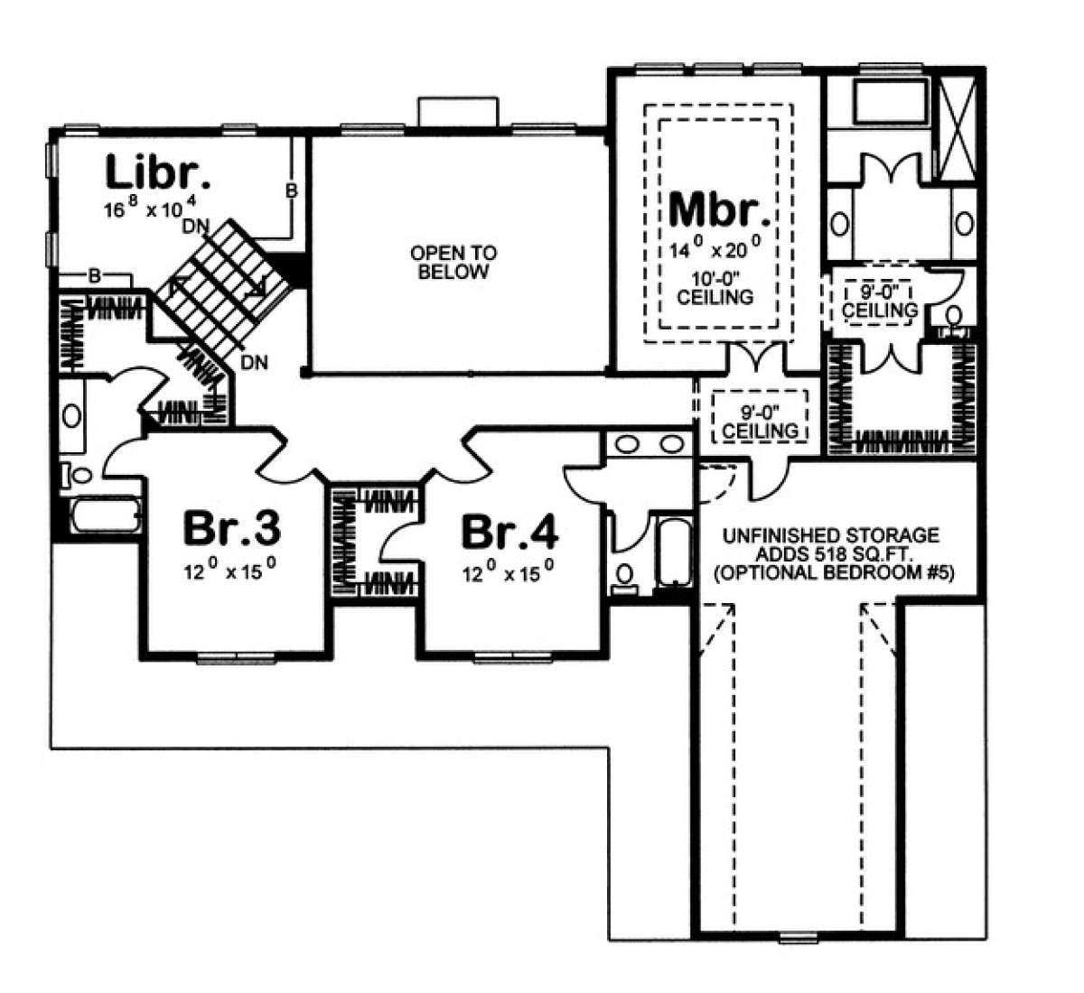 Floorplan 2 for House Plan #963-00086
