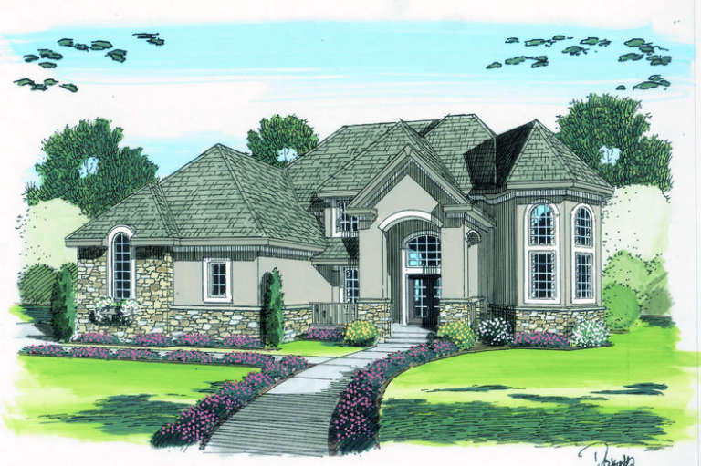 House Plan House Plan #11278 Front Elevation