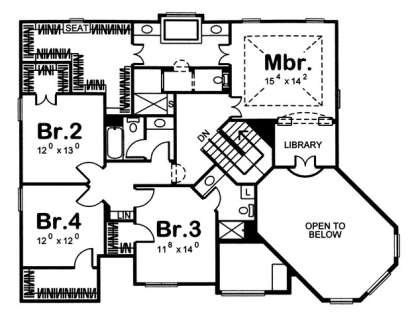Floorplan 2 for House Plan #963-00088