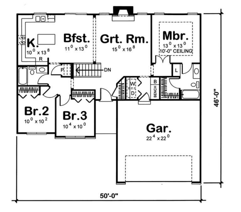 House Plan House Plan #11279 Drawing 1