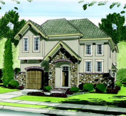 French Country House Plan #963-00090 Elevation Photo