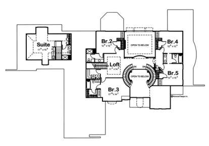 Floorplan 2 for House Plan #963-00091