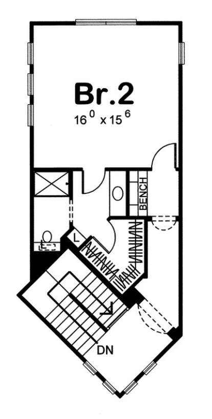 Floorplan 2 for House Plan #963-00092