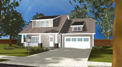 Craftsman House Plan #963-00094 Elevation Photo