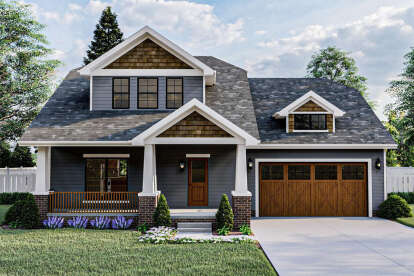Craftsman House Plan #963-00096 Elevation Photo