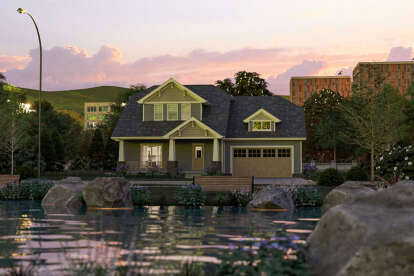 Craftsman House Plan #963-00096 Elevation Photo