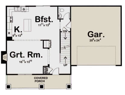 Main Floor for House Plan #963-00096