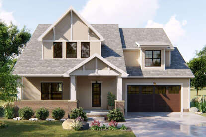 4 Bed, 2 Bath, 1827 Square Foot House Plan - #963-00097